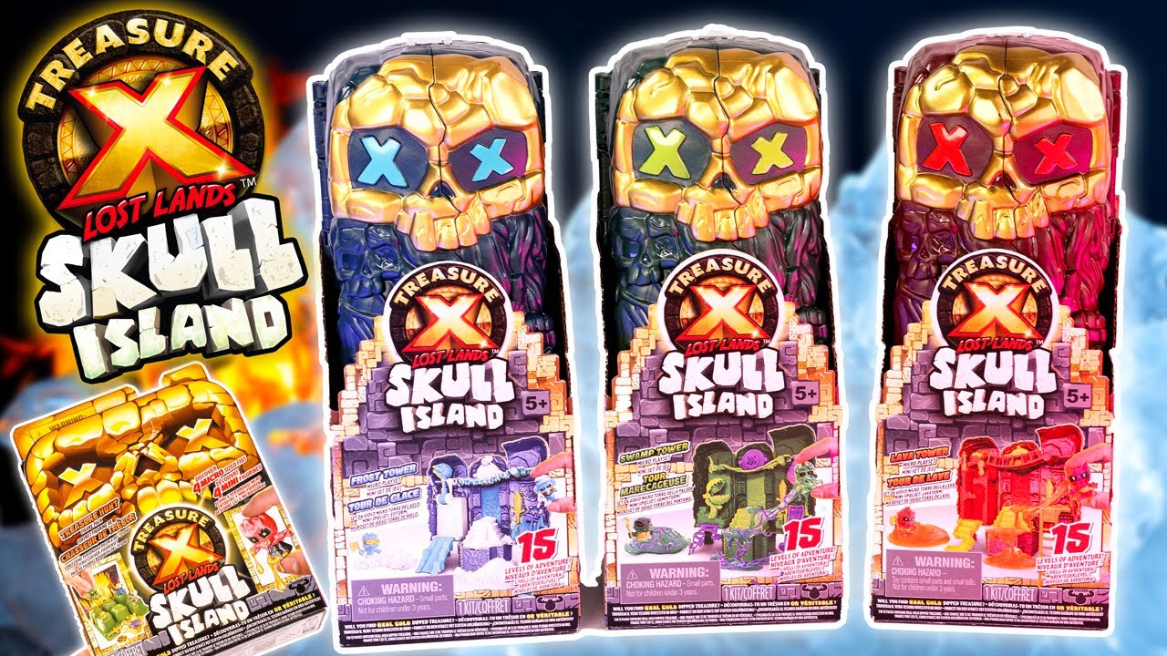 TRESOR X SKULL ISLAND ! Une nouvelle Chasse au trésor épique avec Tour de  Glace, des Marais, du Feu 