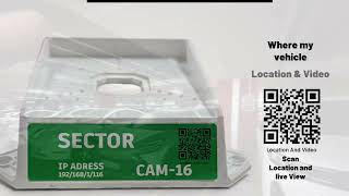 Camera Junction Box With Labeling Feature For Parking Automation Systems Qr Scan Location Video