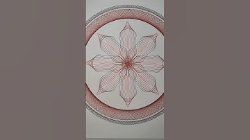Spirograph Dream - Giant Spiral Art #drawing #trendy #ytshorts