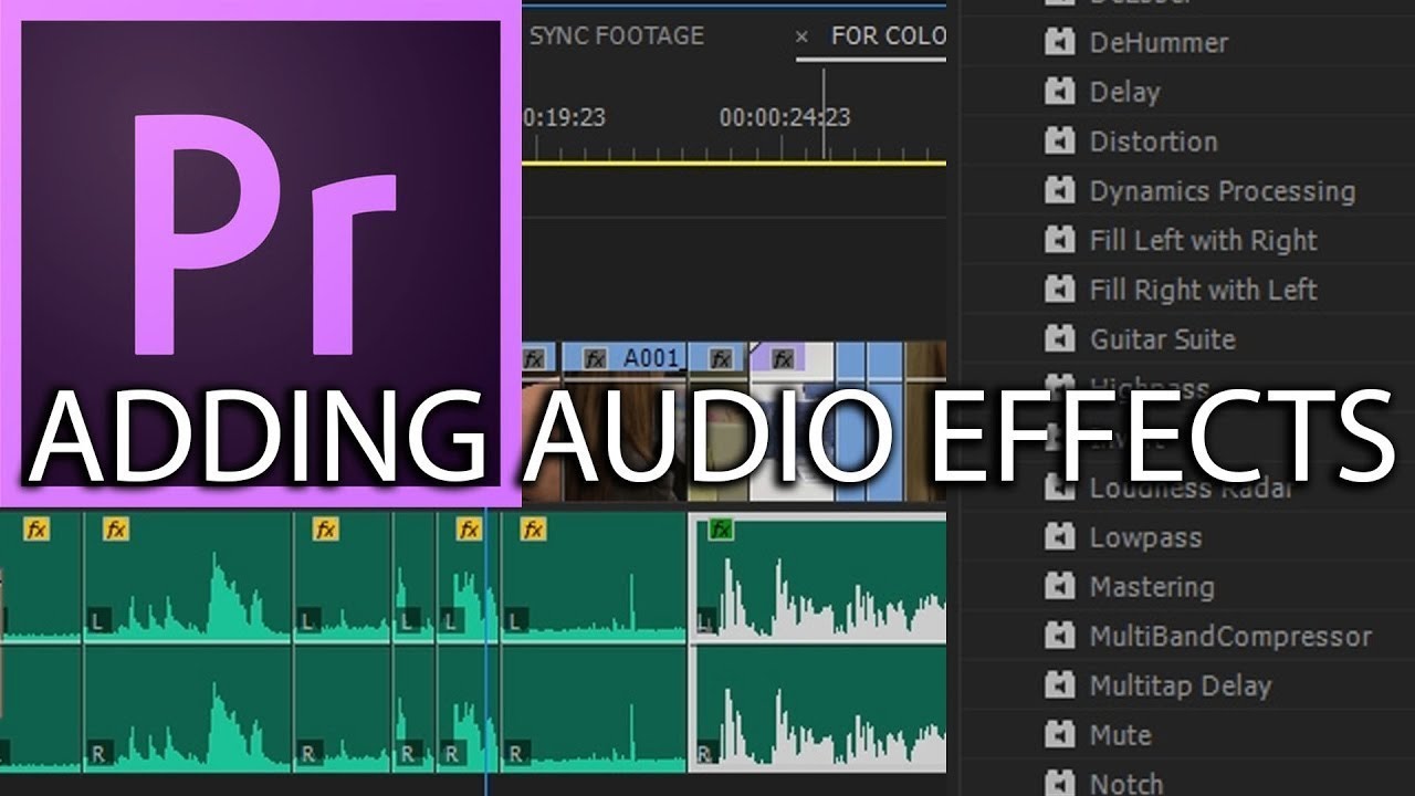 How To Add Sound Effects To Adobe Premiere Pro