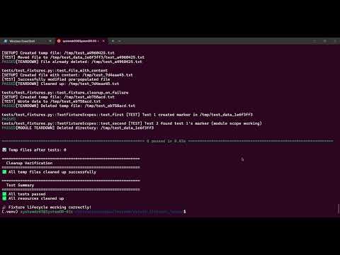 Lesson 6 : PyTest Fixtures: Why Your Manual Setup is Killing Your Test Suite