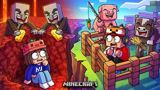 MINECRAFT, BUT ALL THE MOBS TAKE REVENGE ON ME!