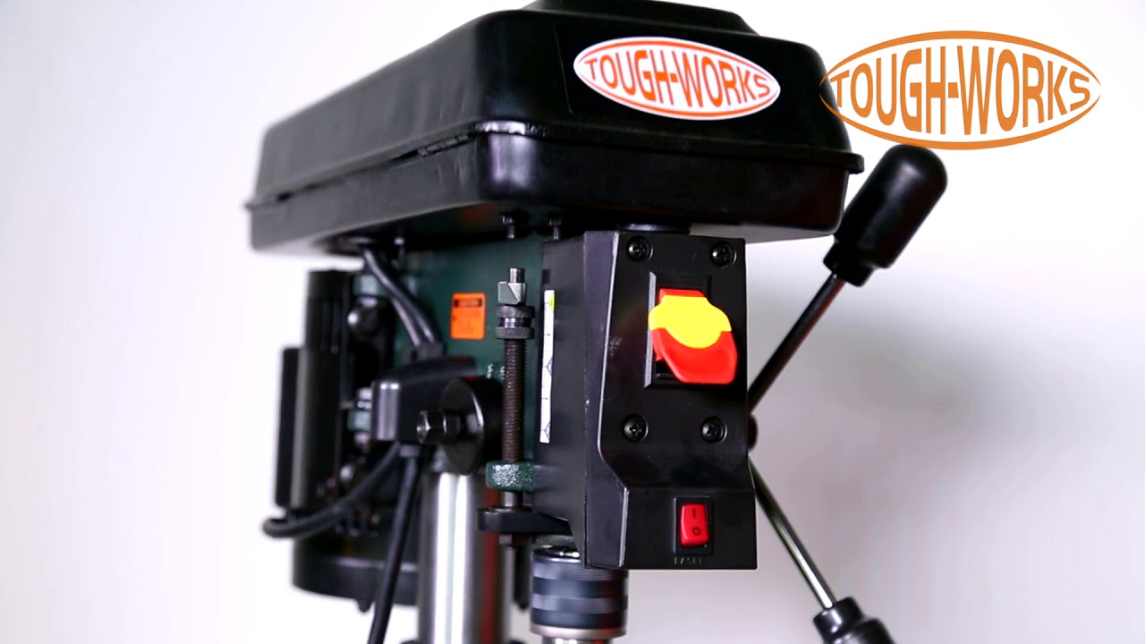 Toughworks 5 speed 10" Bench Drill press with LED DP2501A