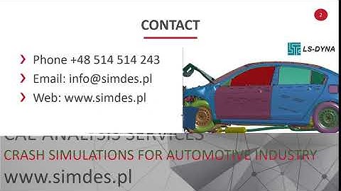 Crash simulation services - LS-Dyna