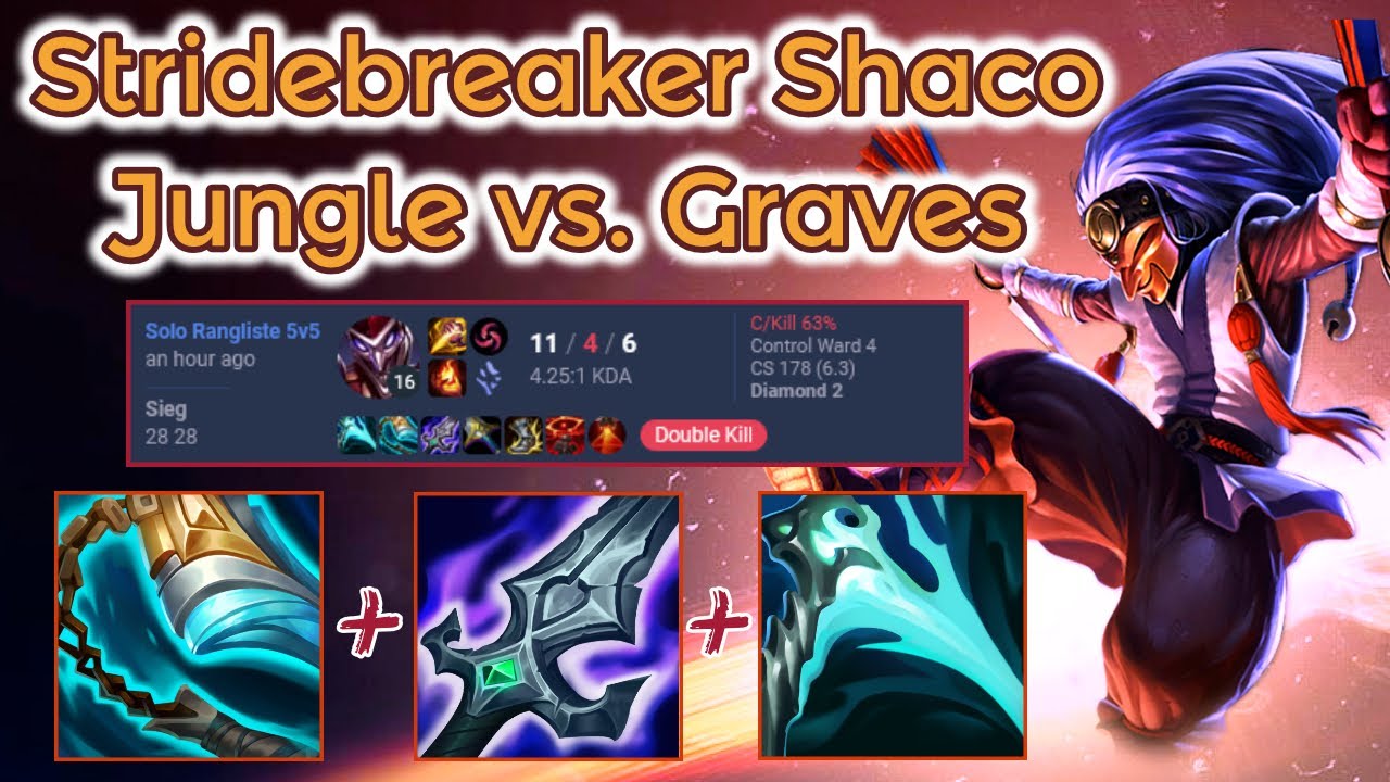 Stridebreaker Shaco Road to Master - S12 Ranked [League of Legends ...