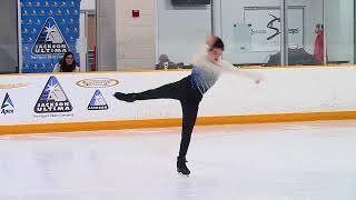 Nikolas Vargas | Intermediate Men Free Skate | 2026 Midwestern Sectional Singles Final