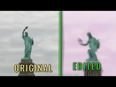 dancing statue of liberty |Before vs After edited | giga chad theme | alightmotion
