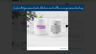 How to Order a Personalised 'Thinking of You' Mug from Wowwee.ie | Perfect Gift Ideas!