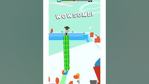 Hyper casual games [cube surfer] level-88% #shorts