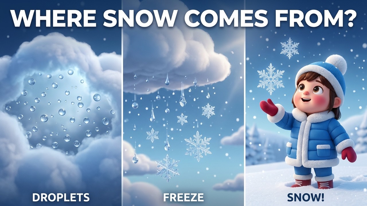 Winter's Magical Snow ❄️ | Learn The Weather Song