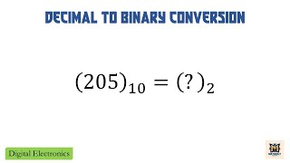 Problem 3 - Decimal to Binary Conversion | Digital Electronics | Explained in Assamese