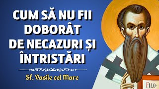 Cum să nu fii doborât de necazuri și întristări – Sf. Vasile cel Mare