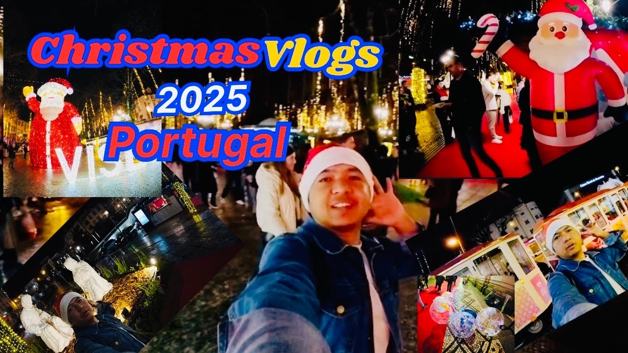 Christmas Vlogs🎄🙋‍♂️Portugal🇵🇹🇳🇵// पोर्तुगल @romiyanlama 