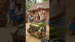 Amezing Hand Craft Ferrari Roma Car Made For Plam Leaf 🍀 #shorts #ptsmekar