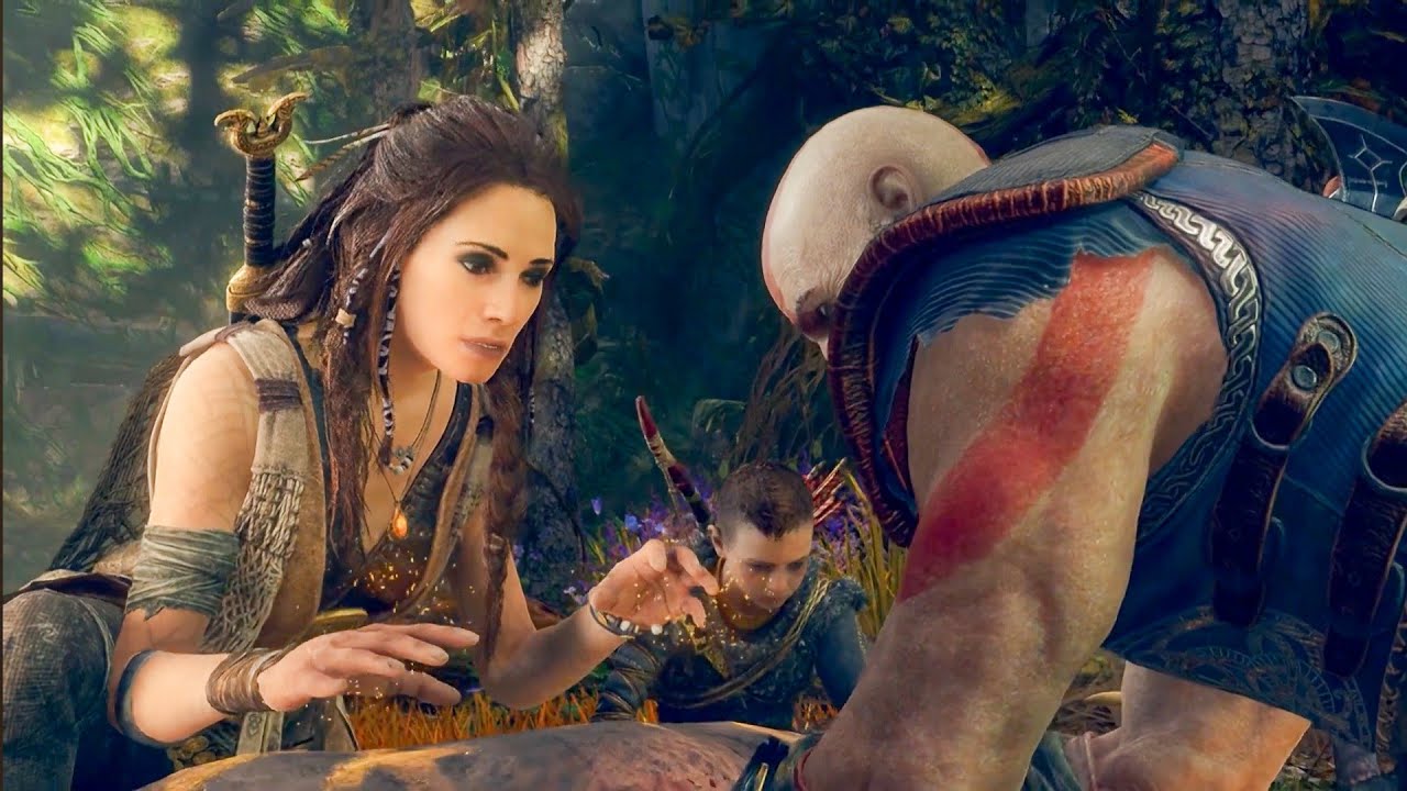 God Of War (2018) - Meeting the Witch | First encounter 