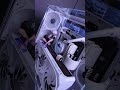 clean pc#setup #desksetup #whitepc #gaming #pcbuild