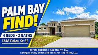 Palm Bay Find! 🏡 4-Bedroom Home Tour | 1348 Palau St SE