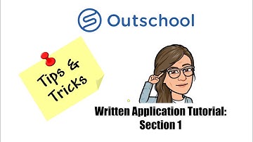 Outschool Written Application Tutorial: Section 1 (Get Hired on Outschool!)