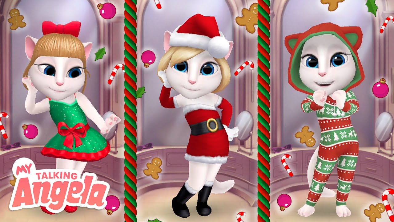 My Talking Angela Closet Tour! Trying On All the Outfits (Gameplay