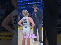 The reason why she wears 35 🥹 | Julie Vanloo & Kevin Durant share a moment in LA #kevindurant