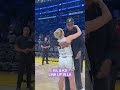 The reason why she wears 35 🥹 | Julie Vanloo & Kevin Durant share a moment in LA #kevindurant