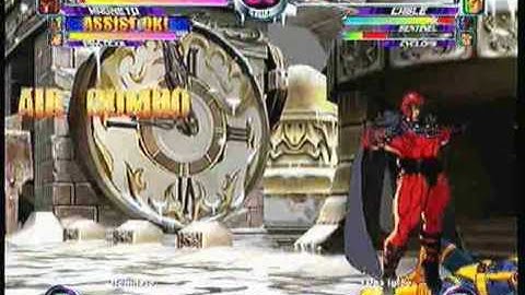 MvC2 Online (360): Brett (MSP) vs Das igloo (Cab/Sent/Cyke) 6 .:11.27.09:.