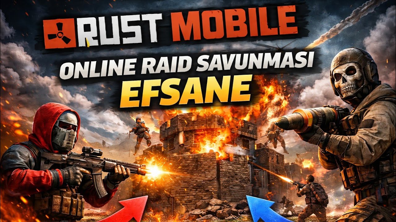 Rust Mobile | Online Raid Savunması EFSANE💥