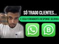 Ferramenta secreta que responde clientes sozinha no WhatsApp 😱 e fecha vendas 24h por dia