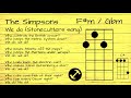 The Simpsons - Stonecutters (We do) UKULELE TUTORIAL W/ LYRICS