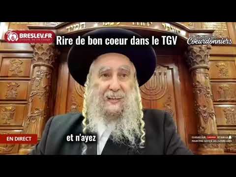 Rire de bon coeur dans le TGV