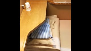 【予告編】寝台特急サンライズ瀬戸の個室で夜10時から眠るための動画