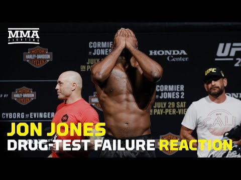 Jon Jones Drug-Test Failure Reaction - MMA Fighting
