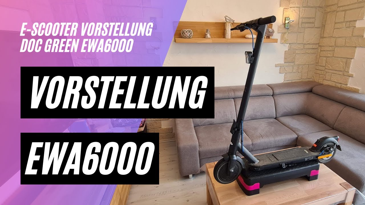 🛴 Doc Green EWA 6000 (Lidl EScooter) 🔍 Review (36V ; 7,5AH ; 300W) YouTube 🛴 Doc Green EWA 6000 (Lidl EScooter) 🔍 Review (36V ; 7,5AH ; 300W) YouTube