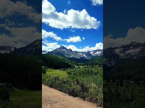 views from County Rd 7 Ridgway, CO #travelvlog #colorado #mountain #trending #travel #hiking