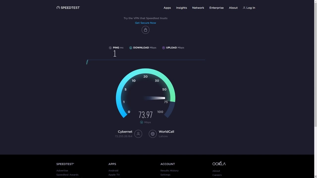 Imon Speed Test Imon Speed Test