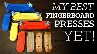 New Fingerboard Presses and FREE Customizable Shaper Files!