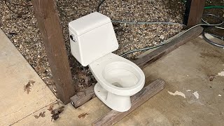 1992 Eljer Preserver Toilet Flushes!
