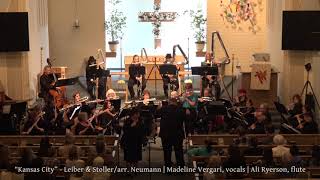 Madeline Vergari Neumann sings Kansas City with Ali Ryerson and SOA Flute Orchestra