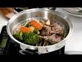 Cooking with iCook: Lamb Chops & Vegetables