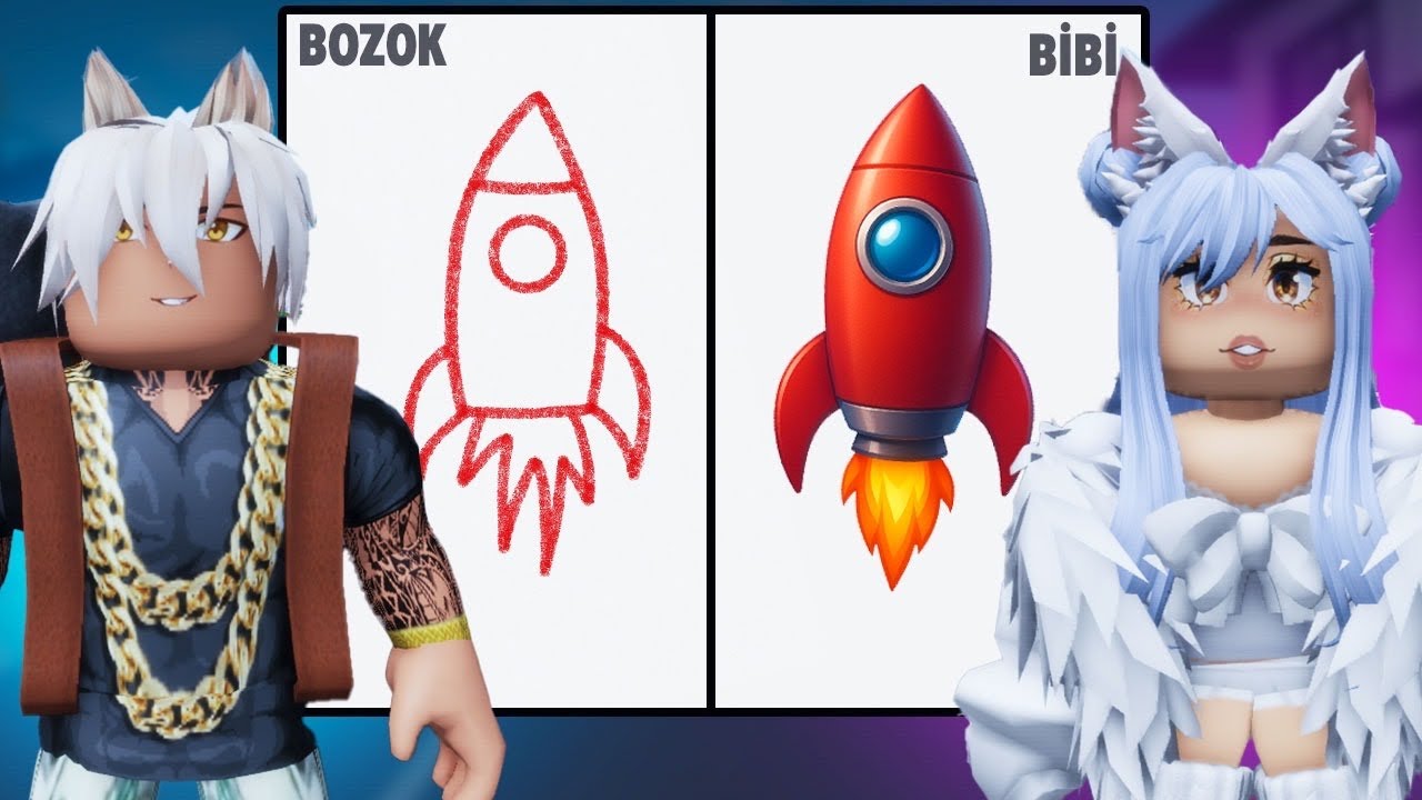 SEVGİLİMLE ÇİZ YADA ÖL OYNADIK 😨😱 ROBLOX