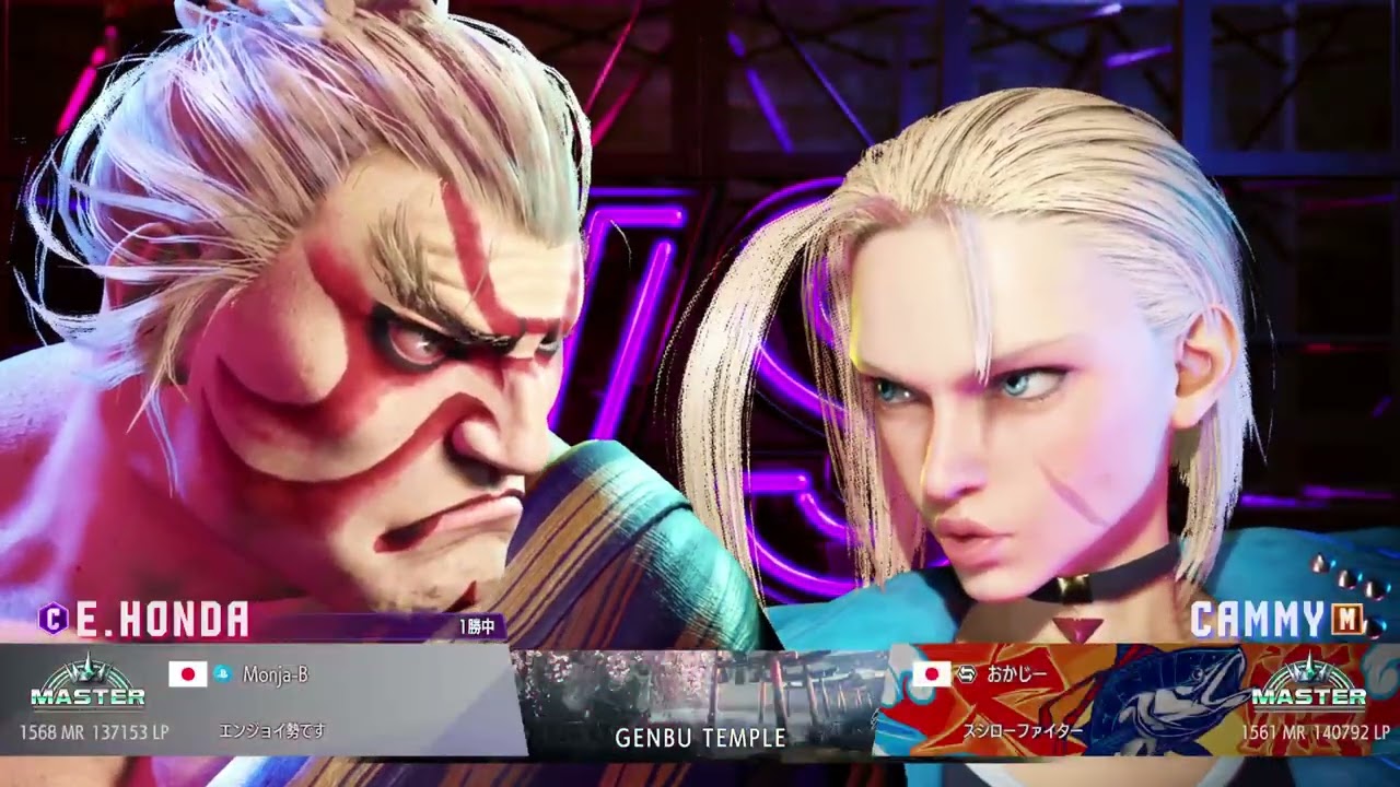 スト6】エドモンド本田でカジュアル・ランクマッチ！コンボはできない