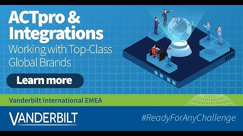 New ACTpro integrations