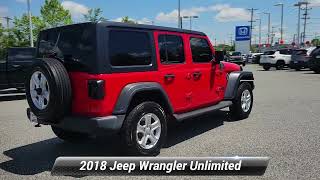 Certified 2018 Jeep Wrangler Unlimited Sport S, Newark, DE J247230B by i.g. Burton Chrysler Dodge Jeep Ram of Newark 11 views 3 days ago 40 seconds