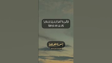 سورة الفرقان الآية ٦٦ الى ٦٩ بصوت الشيخ محمد صديق المنشاوي
