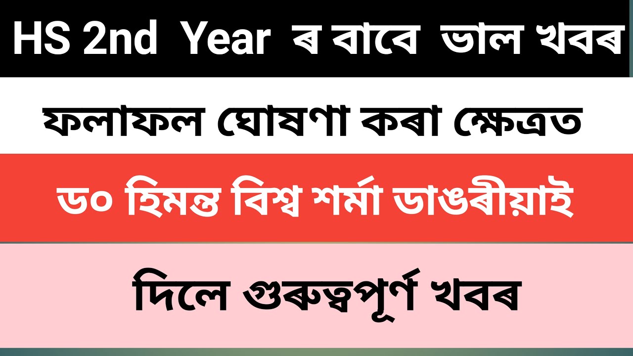 HS 2nd Year Result 2020