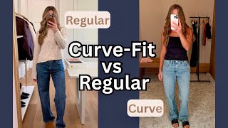 Aritzia Curve-Fit vs Regular Fit Jeans | Which Fits Better?