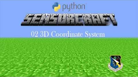 SensorCraft 2.0 Chapter 02 3D Coordinate System