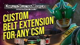 How To Make A Custom Complete Selection Modification Kamen Rider Belt Extension