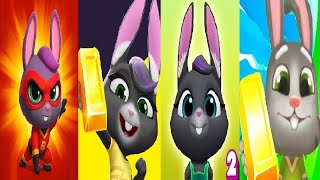 TALKING TOM GOLD RUN VS Talking Tom Hero Dash Talking Ninja Run! Talking Becca TOM RABBIT GAMEPLAY screenshot 5
