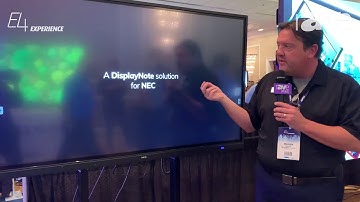 E4 Experience: NEC Display Demos CB Series Collaboration Board with Mosaic Collaboration Software